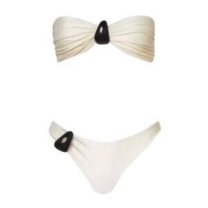 Baobab Vera White Top and Bikini Bottom US SMALL